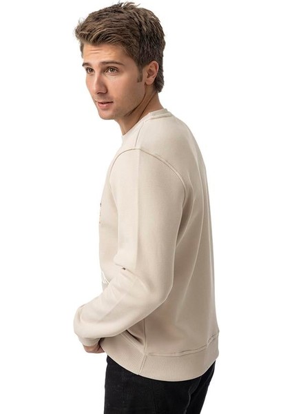 Beige Sweatshirt