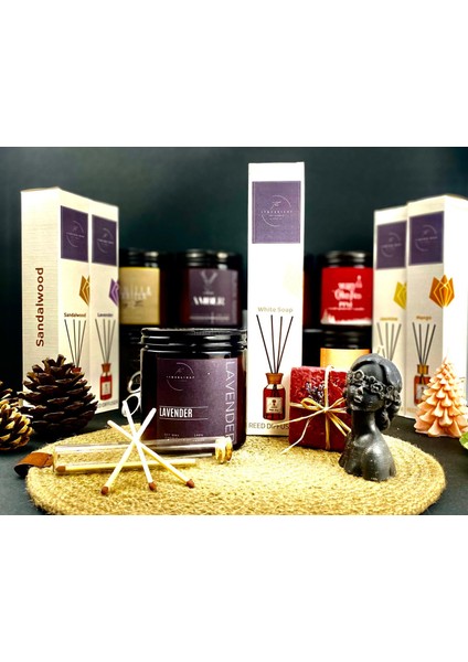 Stworkshop Doğal Hediye Seti: Amber Kokulu 500GR Mum, 130GR Hatay El Yapımı Kantaron Sabunu, Kokulu Kadın Figürlü Mum 8cm ve 100ML Bambu Çubuk Oda Kokusu ''cam Tüp Içinde Kibrit'' fiyatları