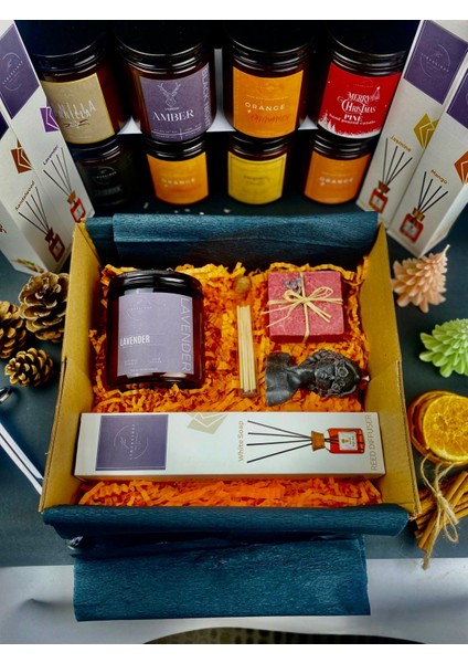 Stworkshop Doğal Hediye Seti: Amber Kokulu 500GR Mum, 130GR Hatay El Yapımı Kantaron Sabunu, Kokulu Kadın Figürlü Mum 8cm ve 100ML Bambu Çubuk Oda Kokusu ''cam Tüp Içinde Kibrit'' fırsatları
