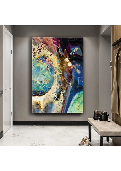 Modern Renkli Kanvas Tablo