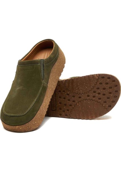 / Stark - Deri Sabo Terlik ( Yeşil Nubuk Deri ) fiyatları
