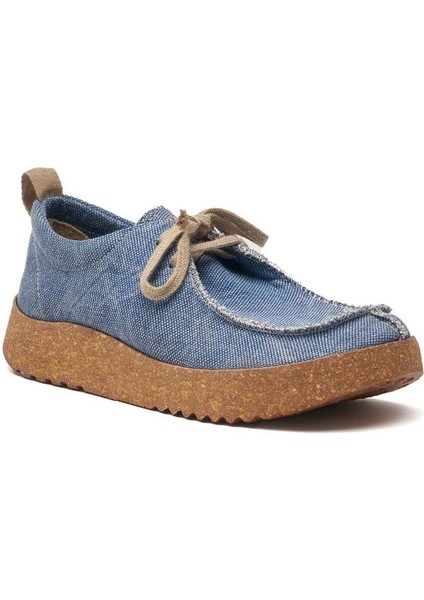 / Wandell-T - Kanvas Bağcıklı Ayakkabı ( Mavi Kanvas )