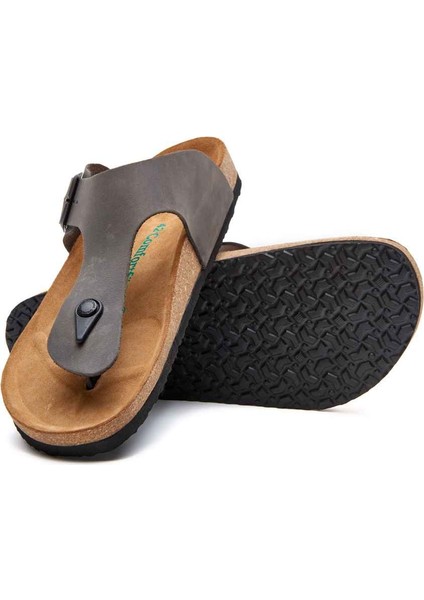 / Maui - Deri Parmak Arası Terlik ( Gri Yağlı Deri ) fiyatları