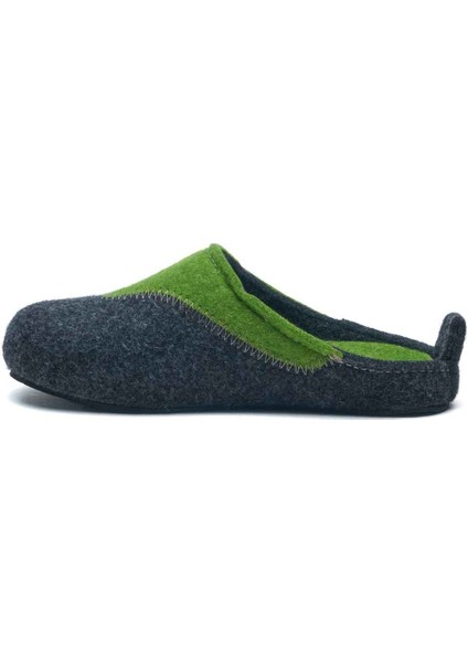 / Pinesh - Yün Sabo Ev Terliği ( Koyu Gri - Yeşil Yün ) modelleri