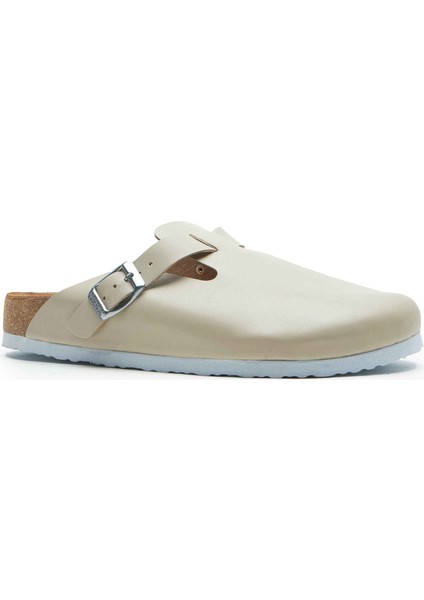 / Capri-N - Deri Sabo Terlik ( Bej Cilt Deri )