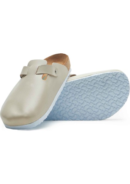 / Capri-N - Deri Sabo Terlik ( Bej Cilt Deri ) fiyatları