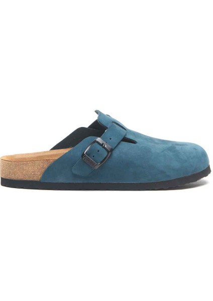 / Capri - Deri Sabo Terlik ( Lacivert Nubuk Deri ) fırsatları