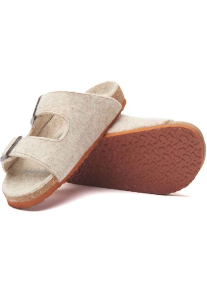 / Bali-W - Yün Çift Bantlı Ev Terliği ( Bej Yün ) fiyatları