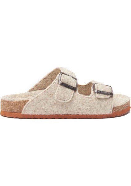 / Bali-W - Yün Çift Bantlı Ev Terliği ( Bej Yün ) fırsatları