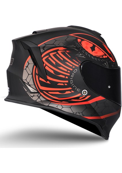 Dinamo Fighter Mat Siyah-Antrasit-Kırmızı Kask indirimleri