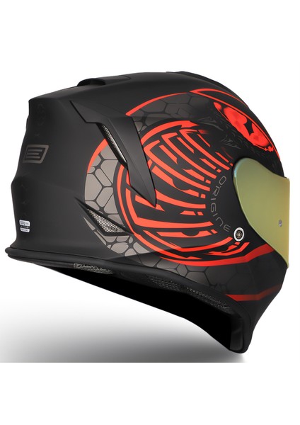 Dinamo Fighter Mat Siyah-Antrasit-Kırmızı Kask indirimleri