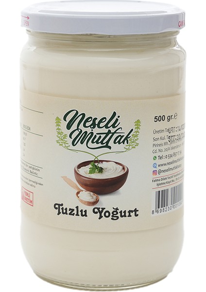 Tuzlu Yoğurt 500 gr