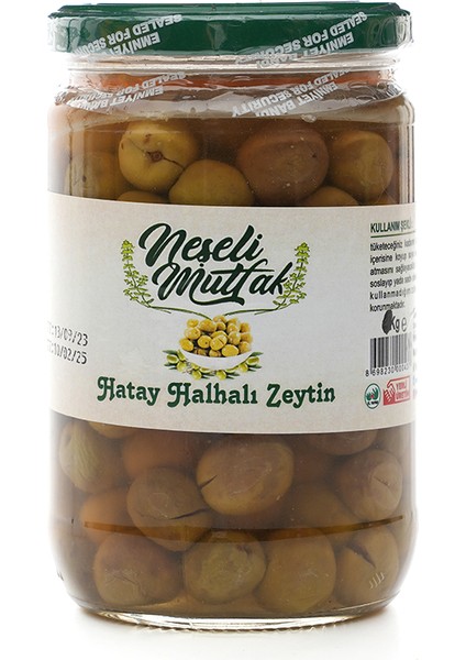 Yeşil Zeytin Halhali 650 gr