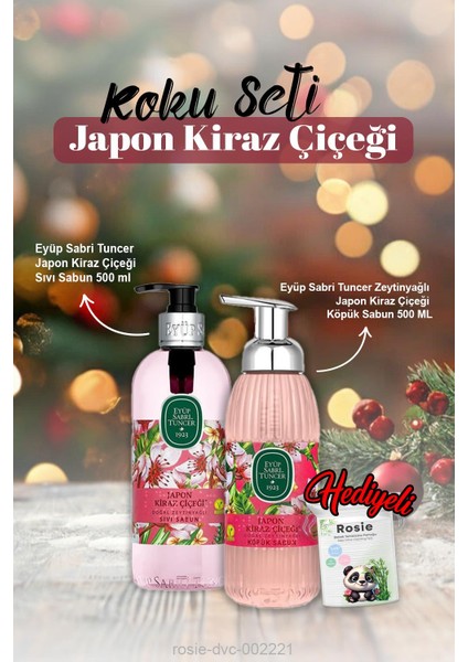 Eyüp Sabri Sıvı ve Köpük Sabun 500 ml Japon Kiraz Çiçeği ve Rosie Pamuk
