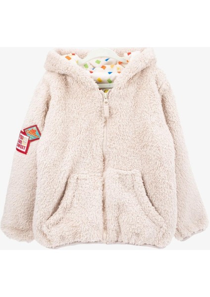 Haribo Kız Çocuk Halfzip Polar 4-10 Yaş Bej