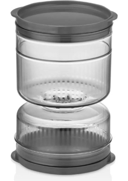 Kum Saati Saklama Kabı Füme