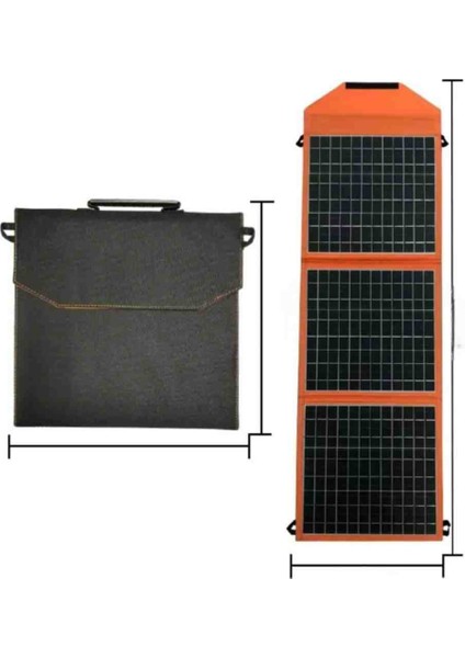 Güneş Paneli Katlanabilir Portatif Solar 30W Su Geçirmez Hızlı Şarj Özellikli