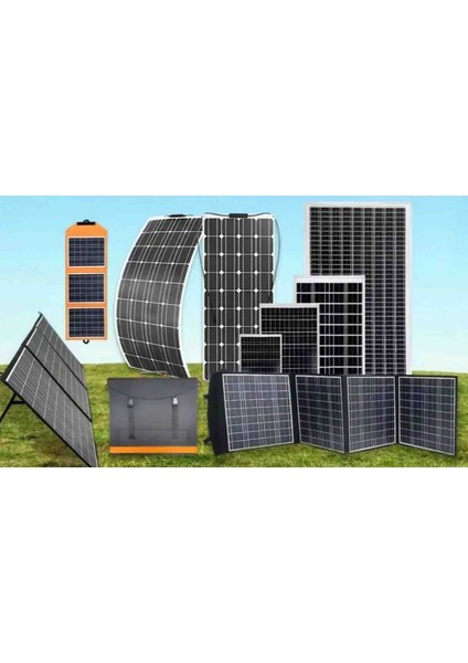 Güneş Paneli 75 W Portatif Solar Taşınabilir Su Geçirmez Hızlı Şarj Özellikli