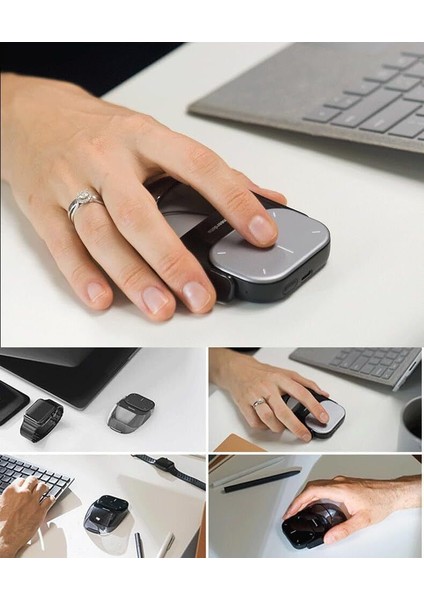 Idragon® Cheerdots2 Lazer ve Mouse Sunum Kalemi Bluetooth Ayrılabilir Air Mouse Kablosuz Bölünmüş Aı-Kayıt Mause