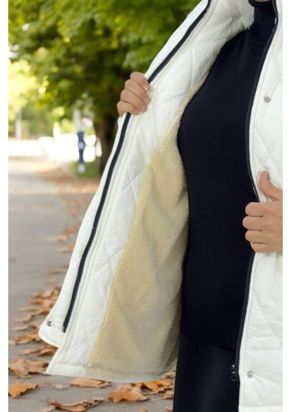 Çıkartılabilir Kapüşonlu Çift Kapamalı Içi Komple Peluş Ithal Krinkıl Kumaş Büyük Beden Mont fiyatları