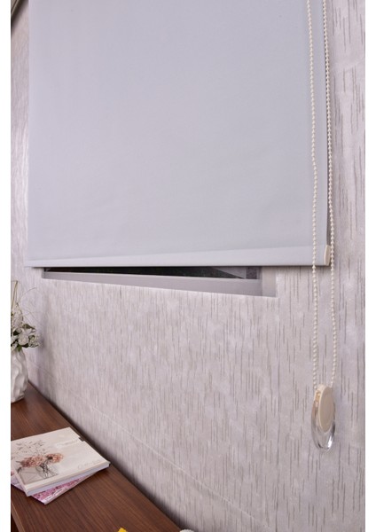 Gri Düz Etek Dilimsiz Mat Sun P-1635 Zebra Stor Güneşlik Perde modelleri