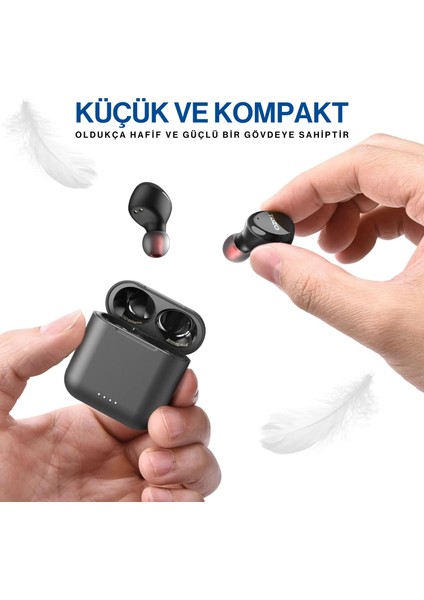 T6S Ipx8 Su Geçirmez Enc Gürültü Engelleme Bluetooth 5.3 Kablosuz Kulaklık fiyatları