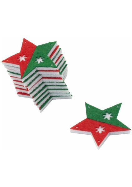 Keçe Figür Yıldız 10'lu Küçük