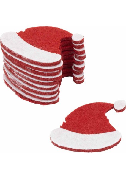 Keçe Figür Noel Şapkası 10'lu Küçük fiyatları
