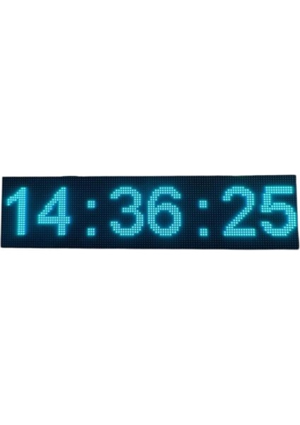 Sanec Çift Taraflı Dış Mekan Renkli Saniyeli Saat - 16X64CM modelleri