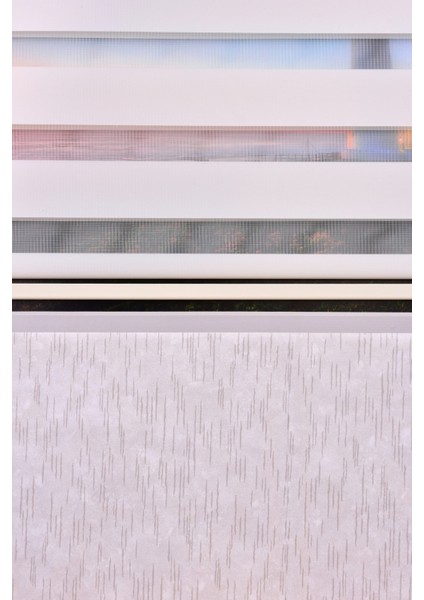 Ekru Düz Etek Dilimsiz 616-4 Zebra Stor Güneşlik Perde modelleri