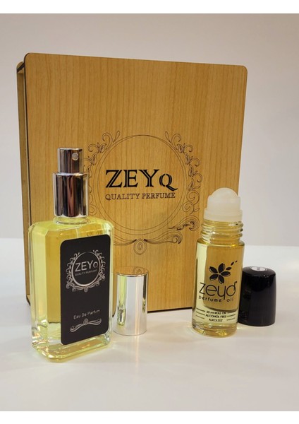 Gül/Shedde 50 ml Alkol Bazlı Parfüm ve 35 ml Alkolsüz Esans Kutulu Set