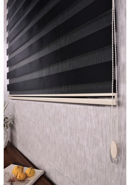 Siyah Düz Etek Dilimsiz Siyah 10687 V10 Zebra Stor Güneşlik Perde fırsatları