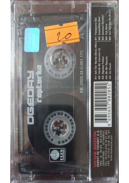 Ogeday Rapturka Açılmamış Jelatininde Kaset fiyatları