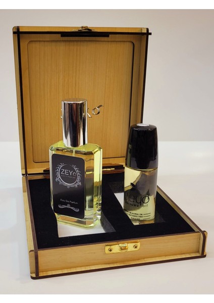Ebru/Shedde 50 ml Alkol Bazlı Parfüm ve 35 ml Alkolsüz Esans Kutulu Set