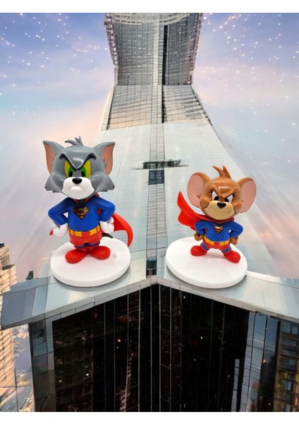 Tom ve Jerry Figür - (Superman Edition)