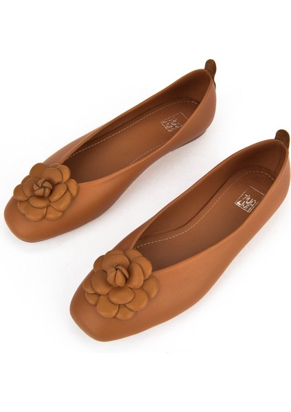 Ziya, Hakiki Deri Kadın Babet 1511044Z106 Taba indirimleri