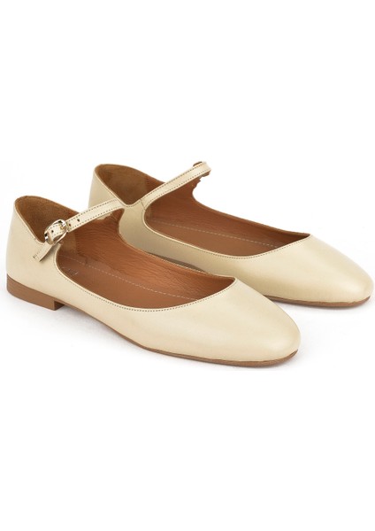 Ziya, Hakiki Deri Kadın Babet 1511044Z104 Bej indirimleri