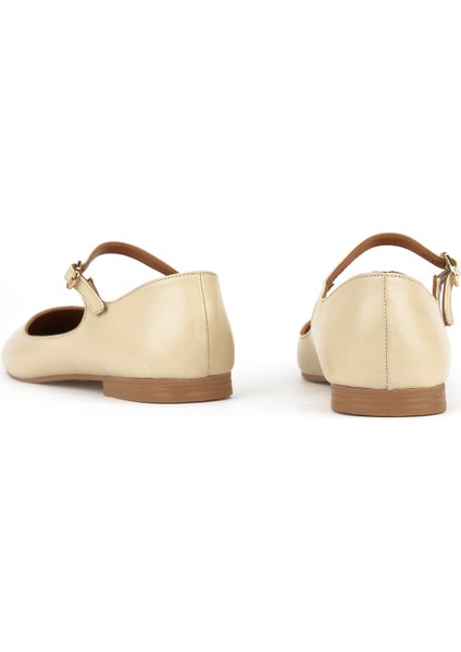 Ziya, Hakiki Deri Kadın Babet 1511044Z104 Bej