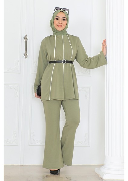 River Tunik Pantolon Ikili Takım 1299 - Mint