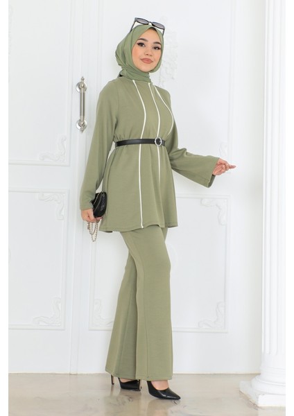 River Tunik Pantolon Ikili Takım 1299 - Mint