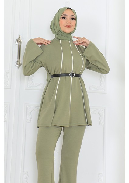 River Tunik Pantolon Ikili Takım 1299 - Mint