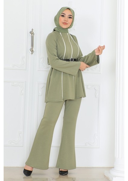 River Tunik Pantolon Ikili Takım 1299 - Mint
