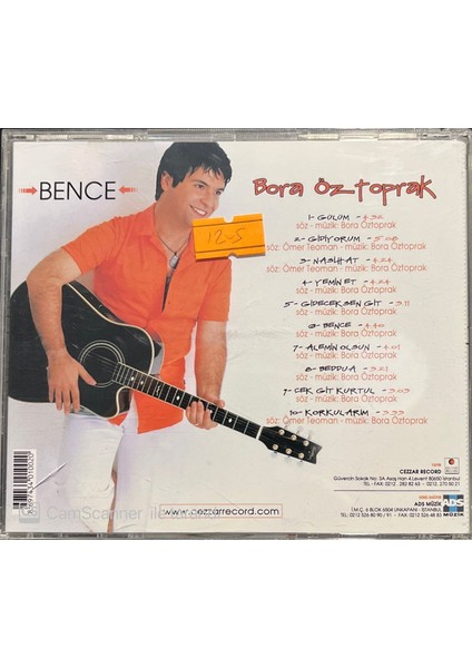 Bora Öztoprak – Bence CD