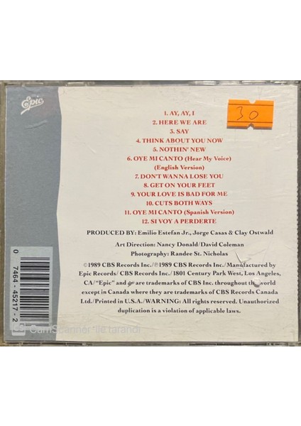 Gloria Estefan - Cuts Both Ways CD fiyatları