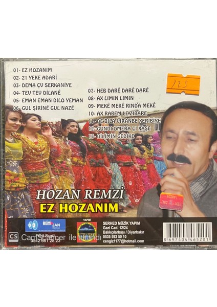 Hozan Remzi – El Hozanım Kürtçe CD
