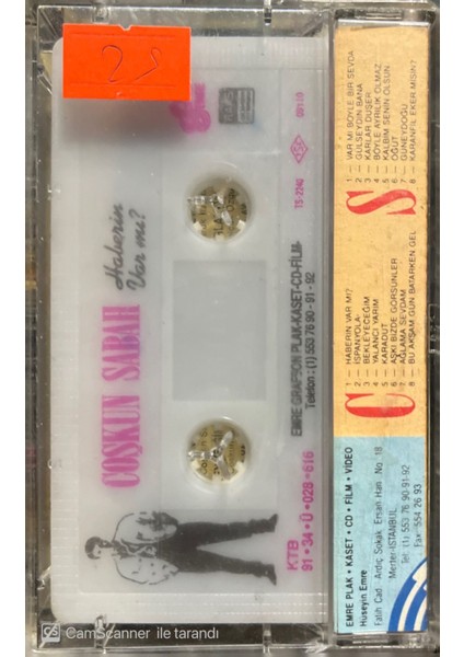 Coşkun Sabah Haberin Varmı Kaset fiyatları