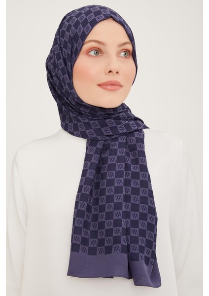 Trend Ultra Light Şal - 14 - Lacivert 23049