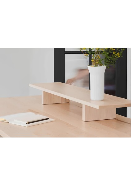 Ladin Ahşap Monitör Yükseltici, Laptop Yükseltici, Monitör Standı, Laptap Standı