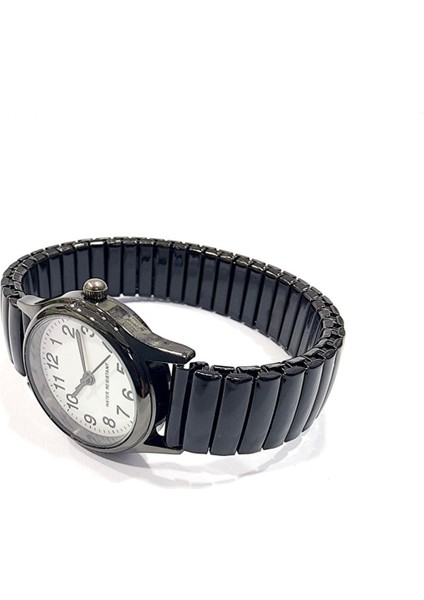 Yaylı Kordonlu, Retro Tasarım, Vintage Tasarım, Klasik, Siyah Renkli Kol Saati fırsatları