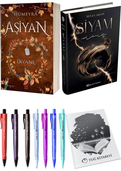 Siyam 4 Mare (Ciltli) ve Aşiyan 2 Divane (Ciltli) Hümeyra 2li Set